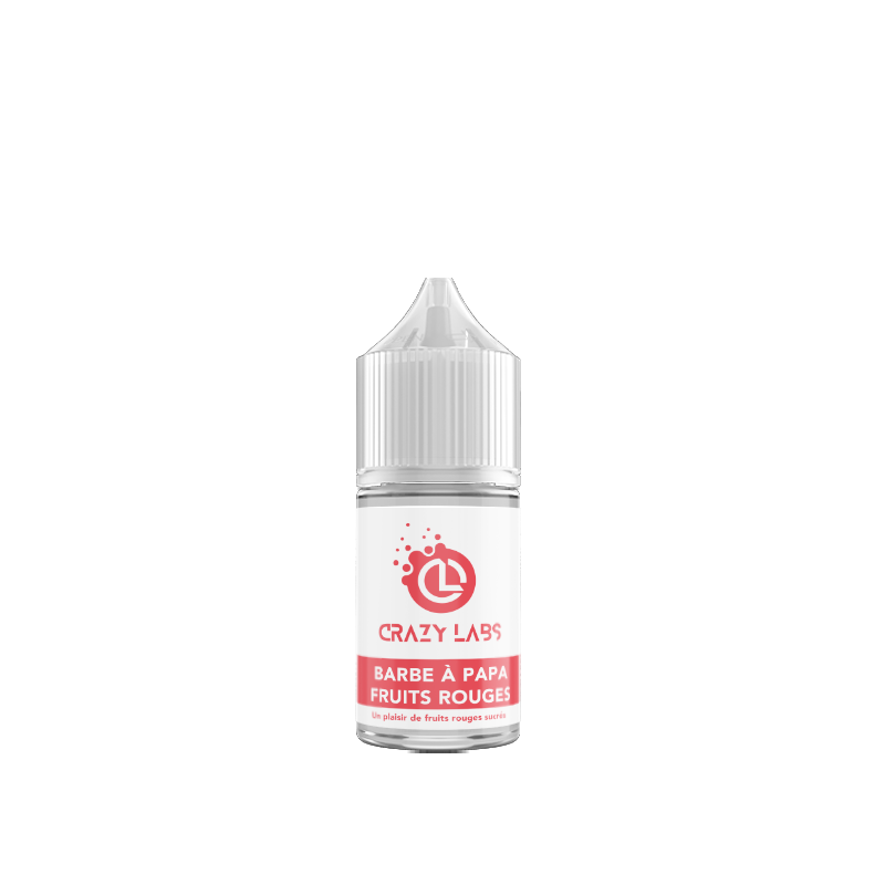 CRAZY LABS Barbe à Papa Fruits Rouges 30ml DIY