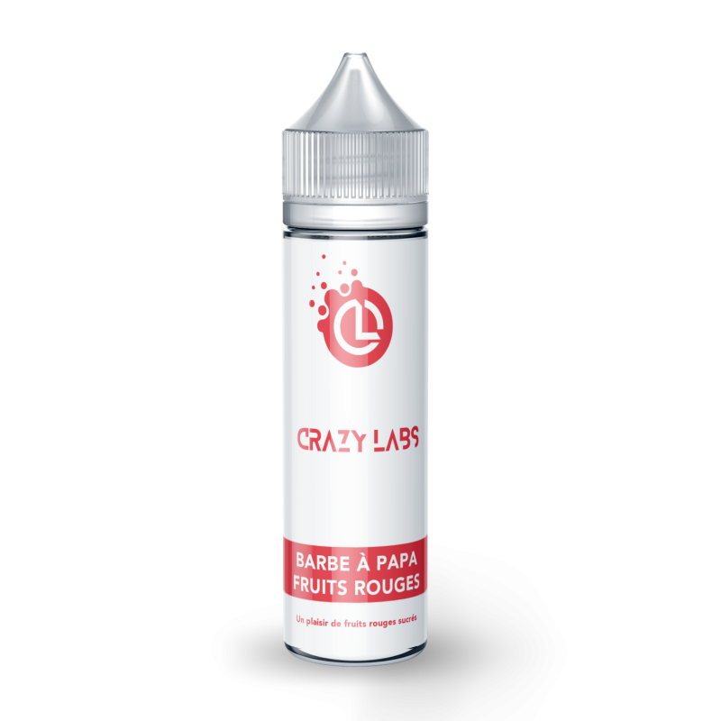 CRAZY LABS Barbe à Papa Fruits Rouges 50ml