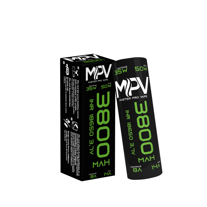 MPV Accu 20A 18650 3800 mah