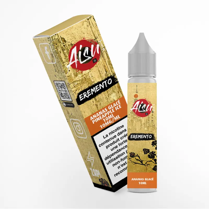 AISU EREMENTO Ananas Glacé 10ml sels (10mg sels)