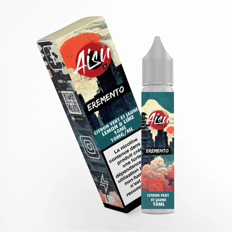 AISU EREMENTO Citron Vert et Jaune 10ml sels (10mg sels)