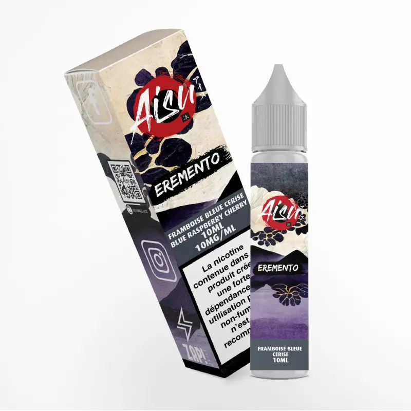 AISU EREMENTO Framboise Bleue Cerise 10ml sels (10mg sels)