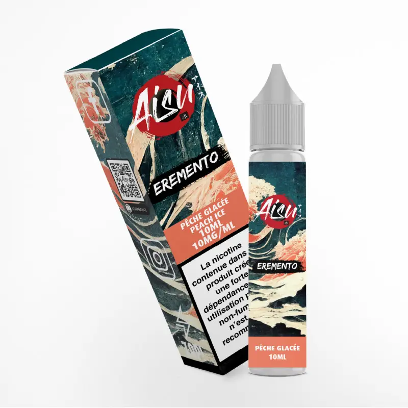 AISU EREMENTO Pêche Glacée 10ml sels (10mg sels)