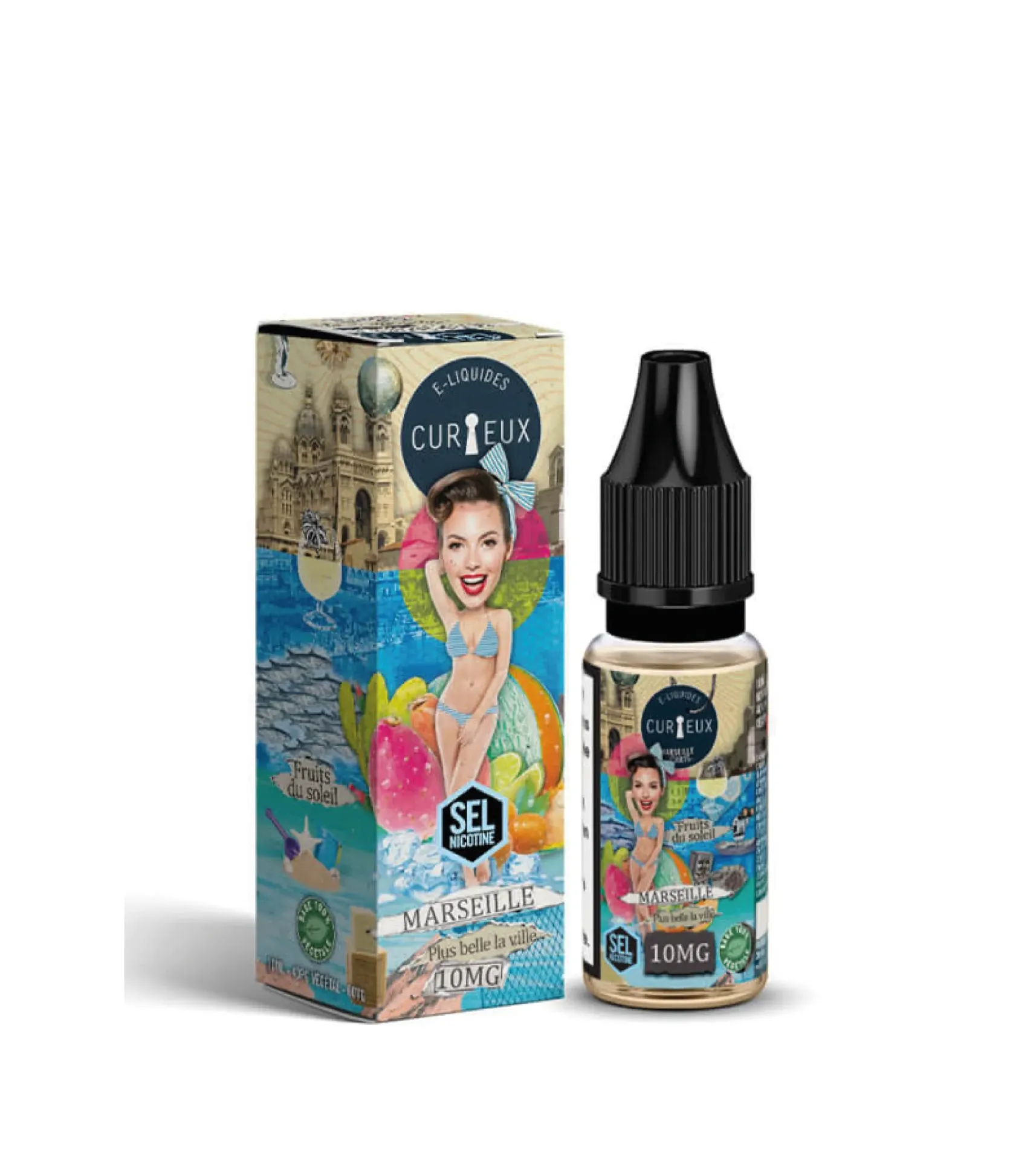 CURIEUX Marseille 10ml sels (10mg sels)