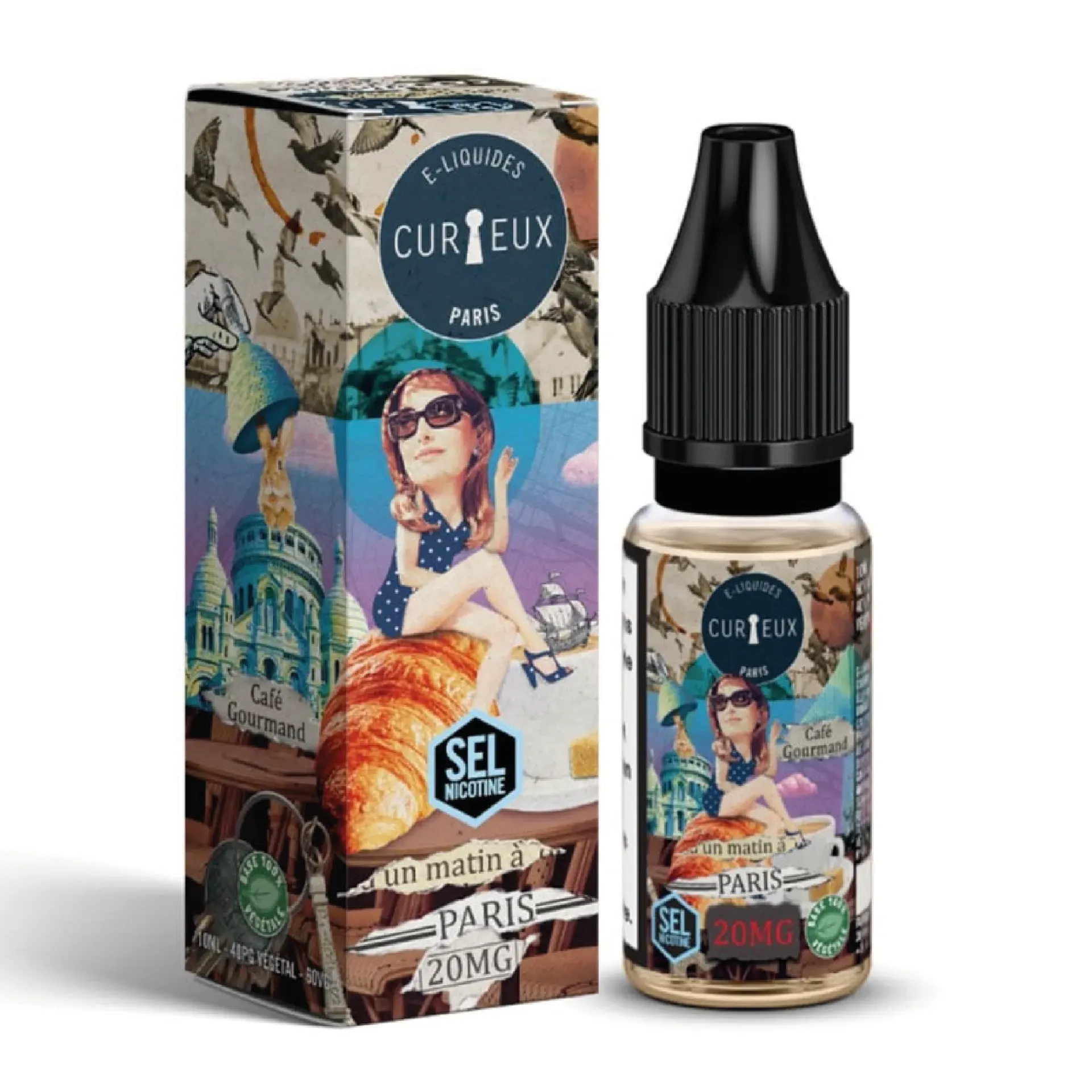 CURIEUX Paris 10ml sels (10mg sels)