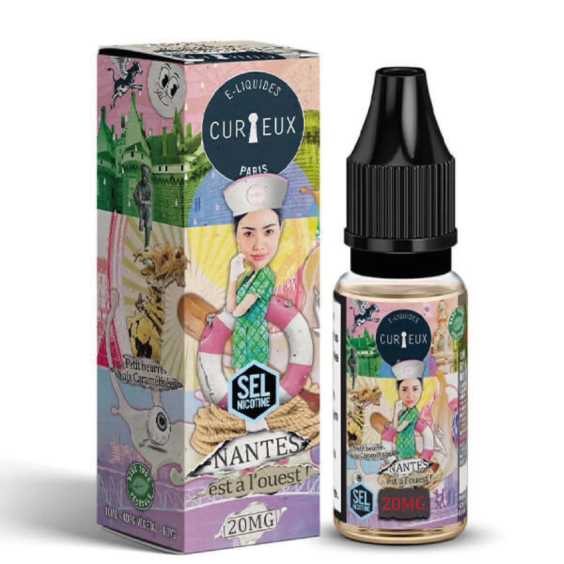 CURIEUX Nantes 10ml sels (10mg sels)