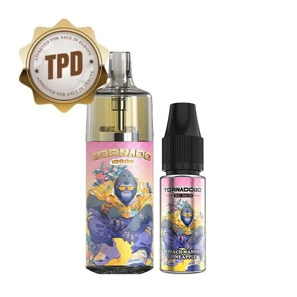 TORNADO Puff 10K Peach Mango Pineapple (10mg sels)