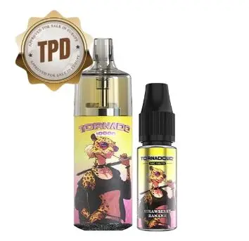 TORNADO Puff 10K Strawberry Banana (10mg sels)