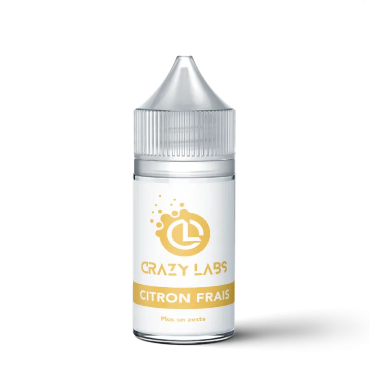 CRAZY LABS Citron Frais 30ml DIY
