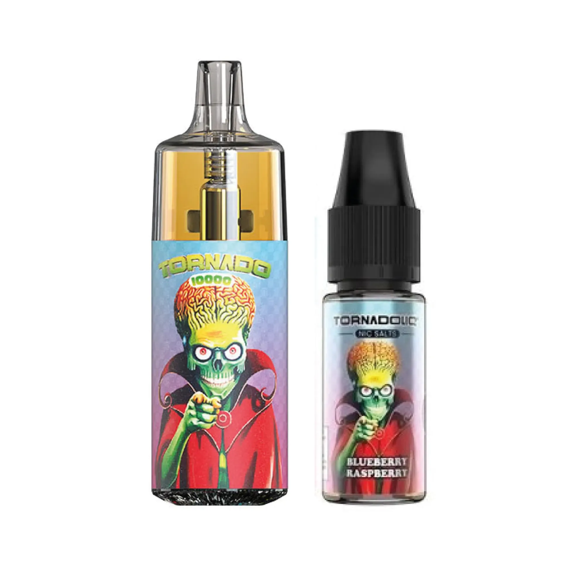 TORNADO Puff 10K Blueberry Raspberry (10mg sels)