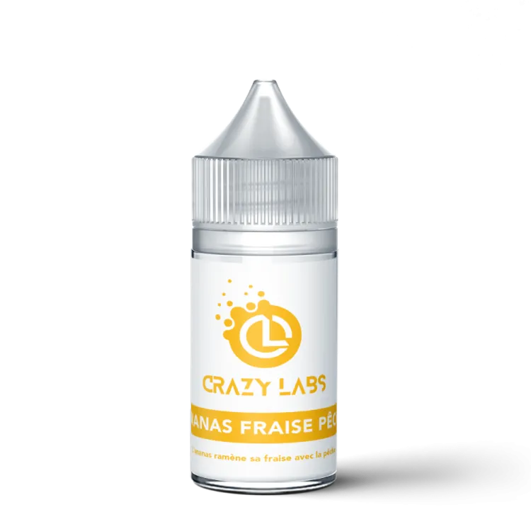 CRAZY LABS Ananas Fraise Peche 30ml DIY