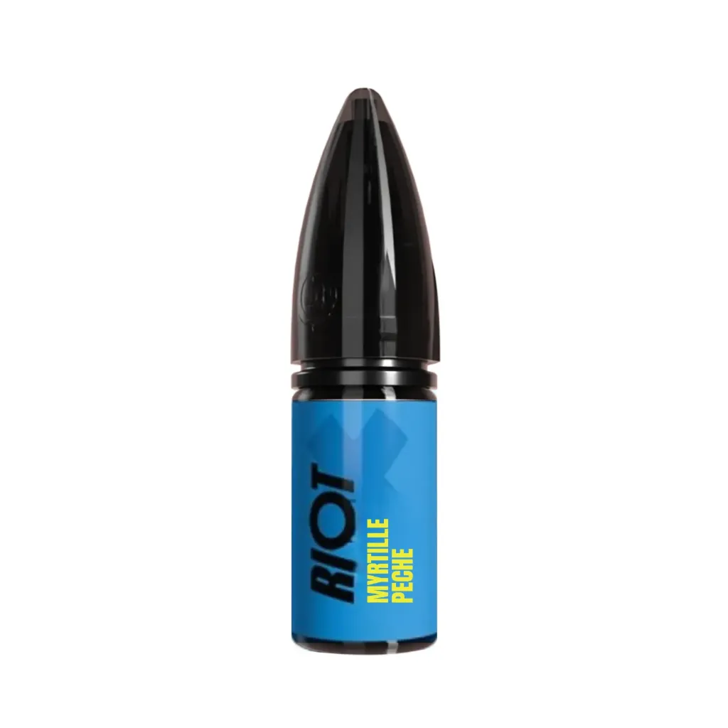 RIOT X Myrtille Pêche 10ml sels (10mg sels)