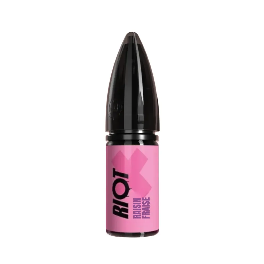 RIOT X Raisin Fraise 10ml sels (10mg sels)
