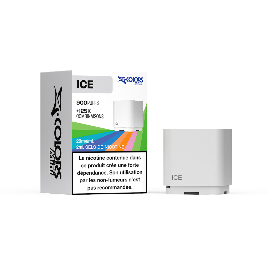 [zcolors ice 20 full vap] Z LAB Cartouches Z Colors Mini Ice 2ml (20mg sels)